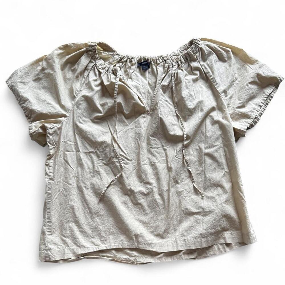 Tan J-Crew Blouse